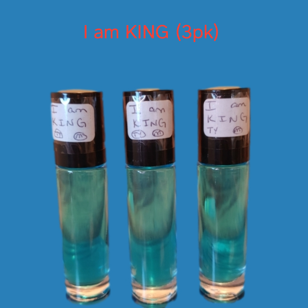 I am KING (M) Type -1/3 oz. Scented Body Oil (3pk)